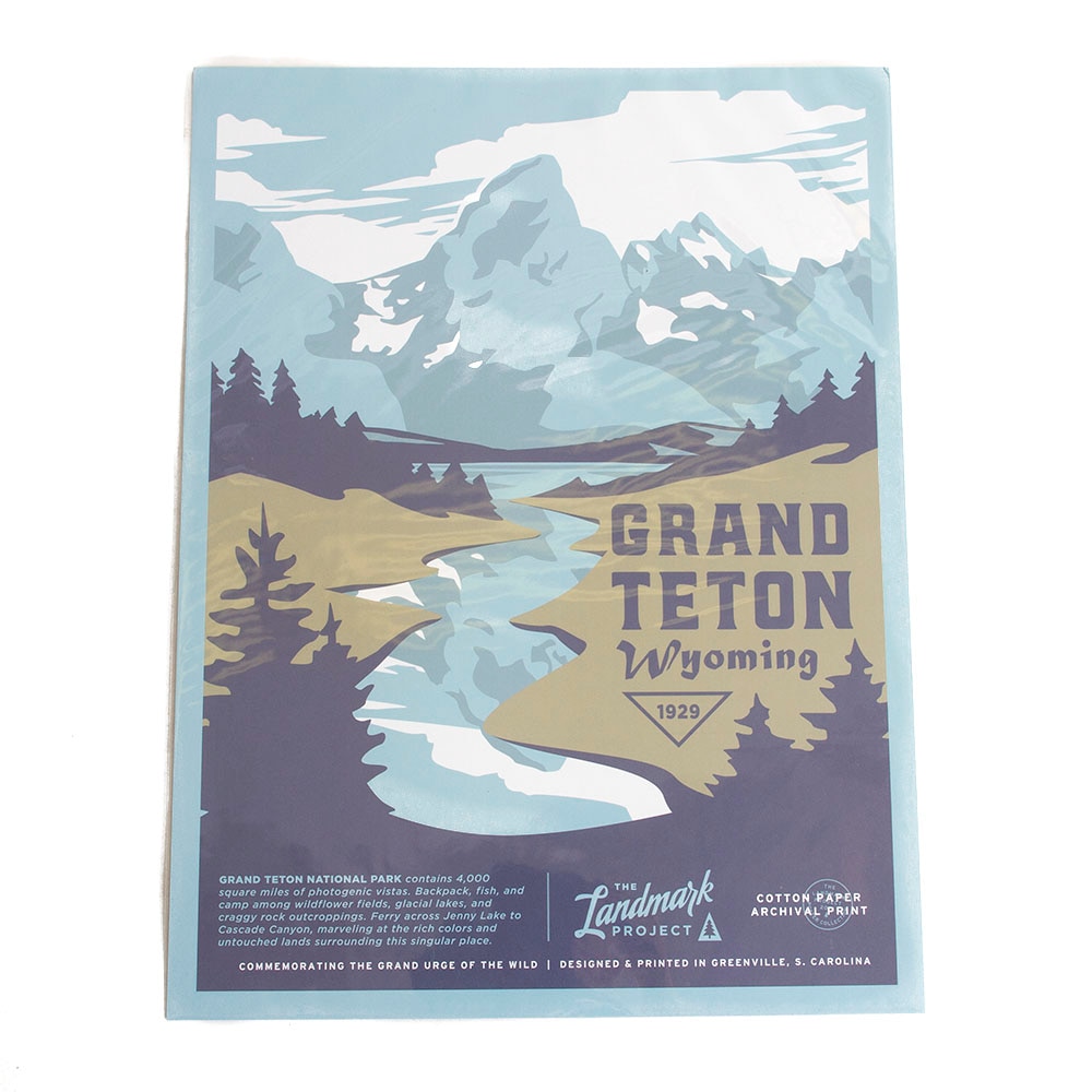 The Landmark Project, Posters, Gifts, 12"x16", Grand Teton National Park, 639166